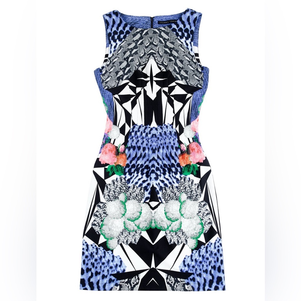 Ivanka Trump Sheath Geometric Dress